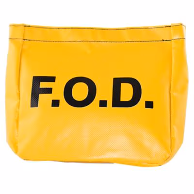 Vinyl Belt Pouch with FOD Logo. Velcro Top-Closure with Waist Belt