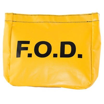 Vinyl Belt Pouch with FOD Logo. Velcro Top-Closure with Waist Belt