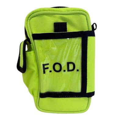 High-Visibility Belt Pouch with Belt & Metal Belt Clip